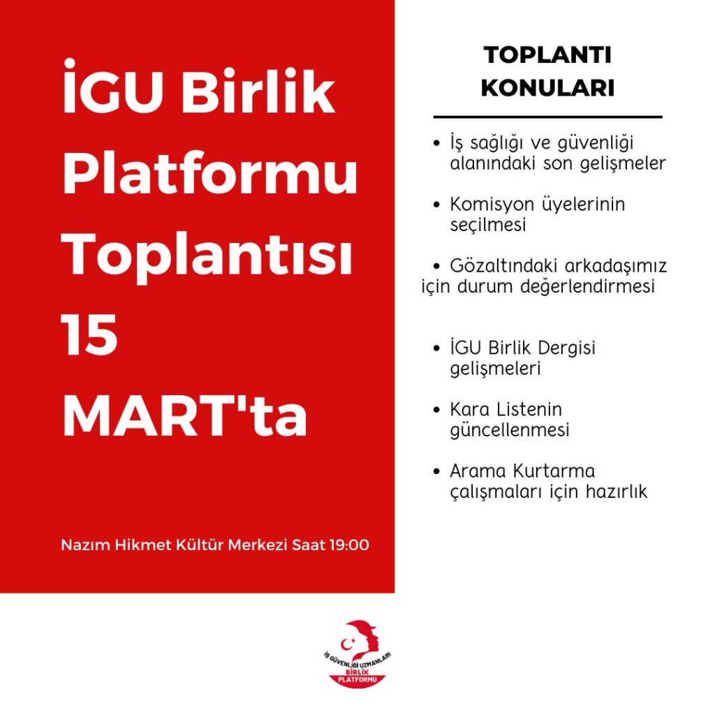 İGU Birlik Platformu İzmir Toplantısı igubirlik platformu izmir toplantısı